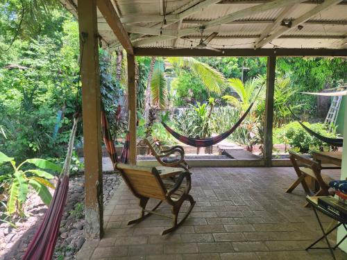 Hammock plantation in El Zonte