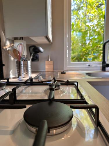 virtuve, 4p Lodge centrally located in National Park, Swimming pool 63 in Vaterene