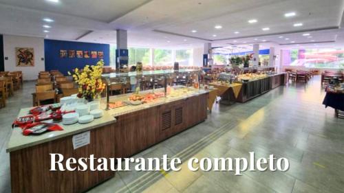 Restaurant, Golden Dolphin Grand Hotel in Caldas Novas