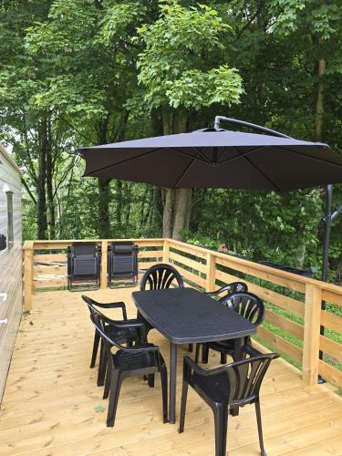 Balkons/terase, Woodlands Retreat Holiday Home in Balkissock