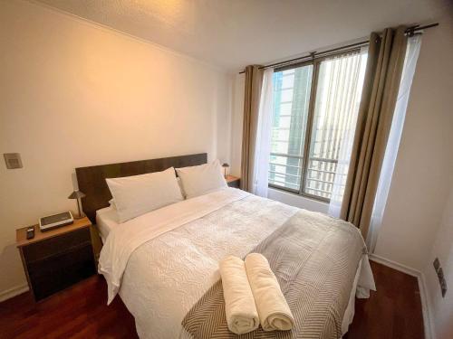 HOM l Parking Wifi Doble Hab Aire Acond Lastarria