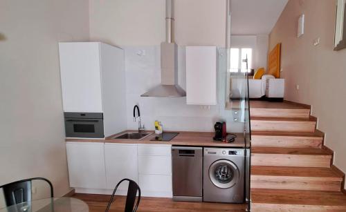 廚房, Apartamento La Monina CUEVAS DEL VALLE in 巴耶庫耶巴斯