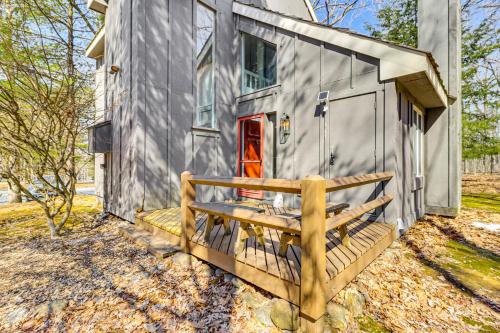 Steps to Jack Frost Ski Resort Townhome with Decks in Blakeslee 