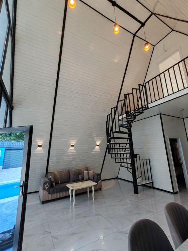 Gabala Aframe Villa in Nohurqishlaq