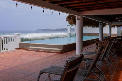 Terraza/balcón, Hotel Blater in Puerto escondido