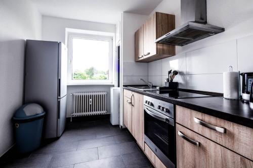 ห้องครัว, Work & Enjoy Apartments in Ahrensburg in อาเรนสบูร์ก