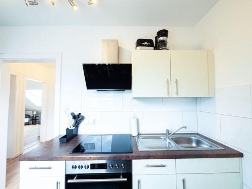 ห้องครัว, Work & Enjoy Apartments in Ahrensburg in อาเรนสบูร์ก