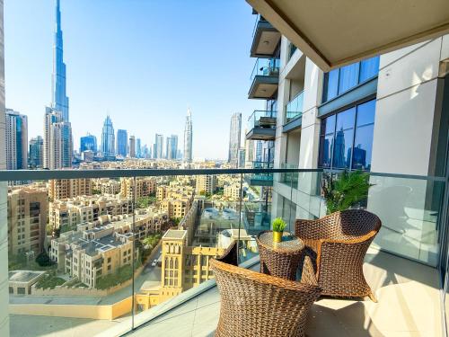 Burj Khalifa Panoramic view-1BR,4 guests, Downtown, Dubaï