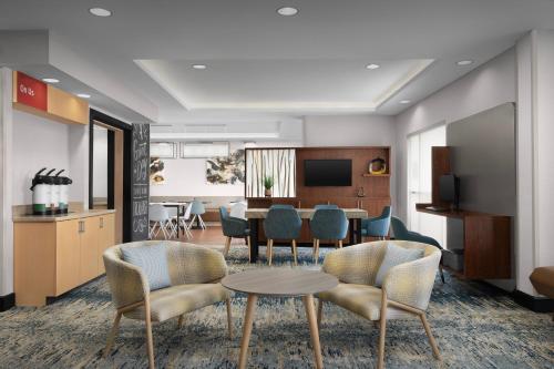Vestíbulo, TownePlace Suites by Marriott Goldsboro in Goldsboro (NC)