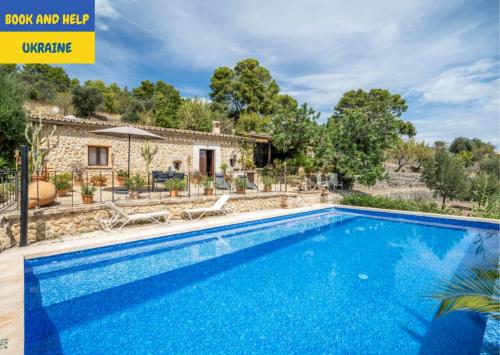 CAN PULIT - finca romántica para 2 con piscina y vistas en Selva Mallorca, Selva (fotografie 2)