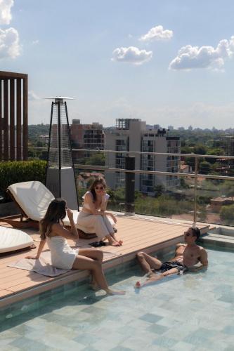 Swimmingpool, Hub Hotel Asuncion in Asuncion