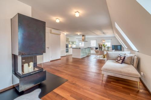 Luxury Penthouse in the center, Norimberk (fotografie 8)