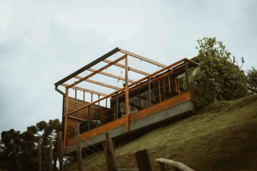 Container com Ofurô na natureza - OkaBox 2 – khách sạn tại Parque Rancho Alegre