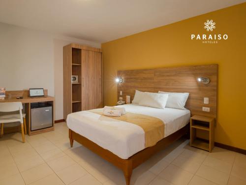 Bett, Hoteles Paraiso CHICLAYO near Internationaler Flughafen Chiclayo