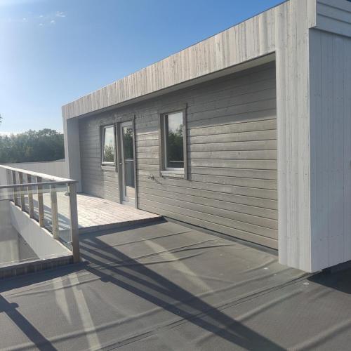 Vista exterior, Myrullsvingen 1B - Penthouse in Kirkenes