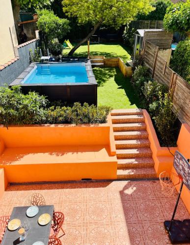 Maison 7-9p, Jardin avec Piscine, Terrasses, proche Plages, Marseille