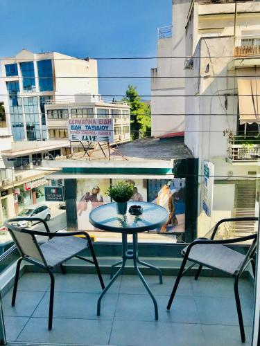 parveke/terassi, Ionia's Comfort Appartments -2nd floor in Lykovrysi