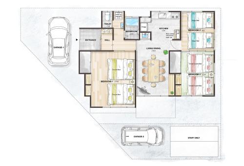 Nagashima Spa land-3BDR-8ppl-check out12PM-Free P