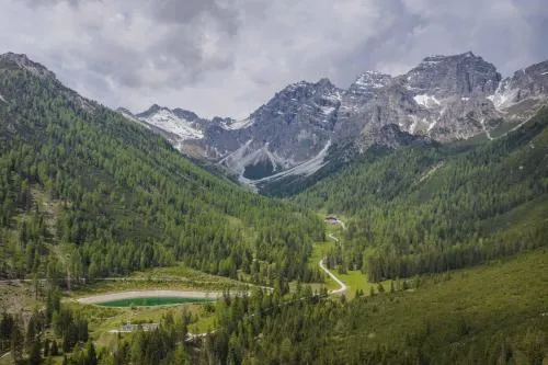Die Schlickeralm in Telfes im Stubai, Österreich