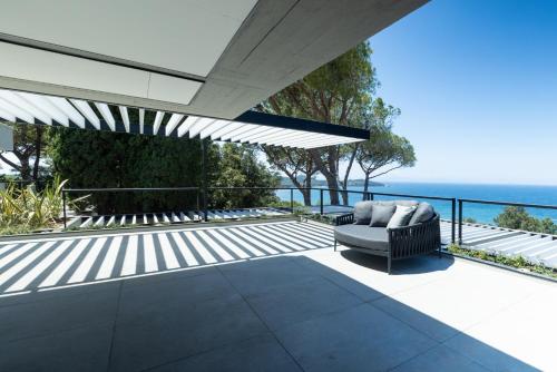 Erkély/terasz, Extreme Luxury Villa in Punta Ala with Private Pool, SPA and Gym in Punta Ala