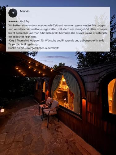 Feinzeit Naturchalet mit Klima und Sauna in Frensdorf, Deutschland