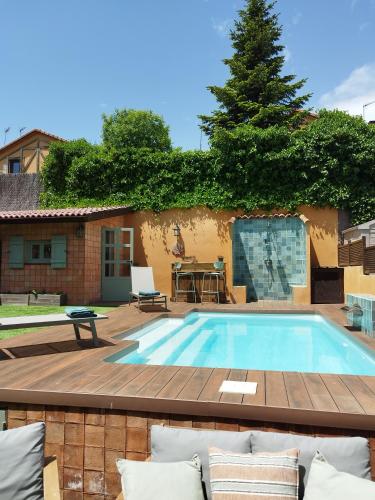 Swimming pool, Casa Paraiso Navas in Zarzuela del Monte