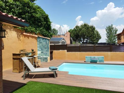 Swimming pool, Casa Paraiso Navas in Zarzuela del Monte
