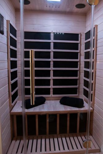 桑拿, Villa Trianon Gîte 5 étoiles avec spa privé forêt Villandry (Villa Trianon Gite 5 etoiles avec spa prive foret Villandry) in 維朗德里