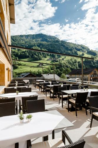 ห้องอาหาร, Aparthotel Hubertus Mellau in พลัทซ์