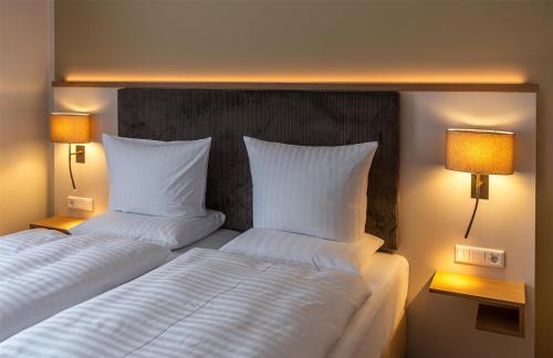 1 queen bed, 1 sofa bed