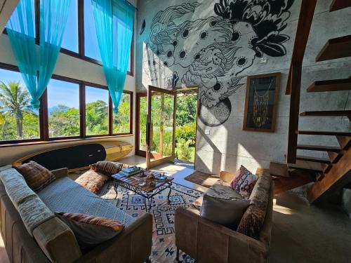 Loft Mar com Vista Espetacular e Piscina in Praia do Puruba