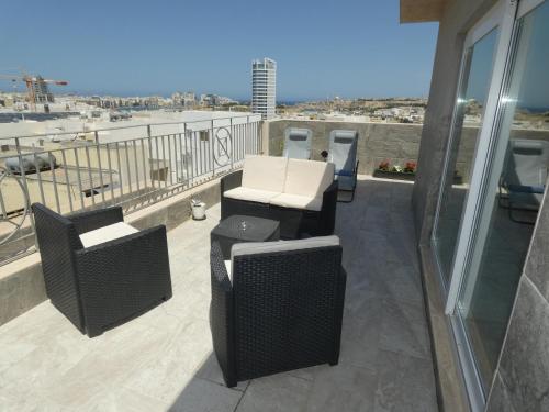 Terrace View-Stylish 2Bedroom Penthouse Ac-Wifi, Msida (fotografie 3)