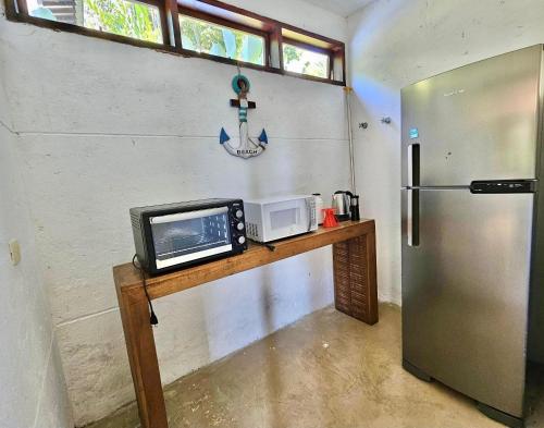 Konyha, Loft Mar com Vista Espetacular e Piscina in Praia do Puruba