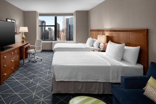 Queen Room with Two Queen Beds room in Courtyard by Marriott New York Manhattan/Midtown East