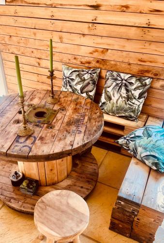 Tipi Palette Spa la K abane in Saint-Ondras