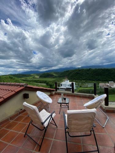 Balcony/terrace, Casa de Campo Urqukunapi Wasi in Barrio Cuyaya