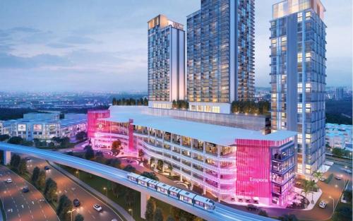45平方米開放式公寓 (科塔達曼薩拉) - 有2間私人浴室 ([OS] Emporis Kota Damansara SOHO by Sleepy Bear) in 哥打白沙羅