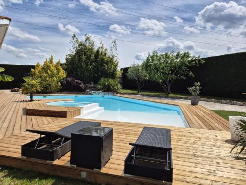 Guesthouse proche bordeaux - Parking - Piscine - Parempuyre