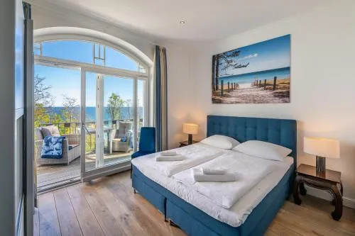 Ferienwohnung Schilfrohr Meerblick Pool Sauna Kamin Rügen strandnah in Ostseebad Sellin, Deutschland