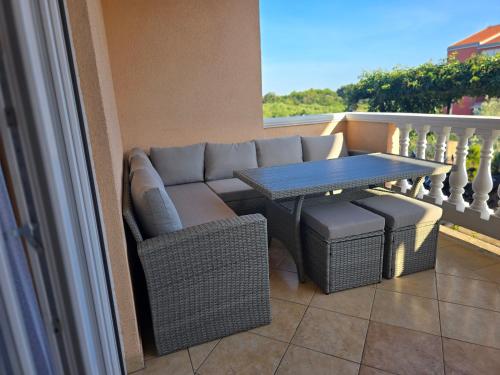 Erkély/terasz, Apartment Plavia Biograd in Biograd na Moru