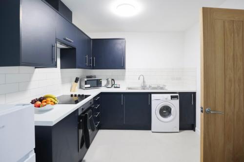 1-Bed Apt, Sofa Bed & Kitchen, Birmingham (fotografie 8)