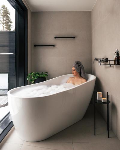 ห้องน้ำ, Polaris Villas in มิวนิโอ