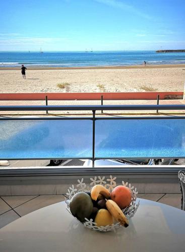 Première ligne mer Appartement t2 cabine pour 4 personnes N123 - Location saisonnière - Palavas-les-Flots