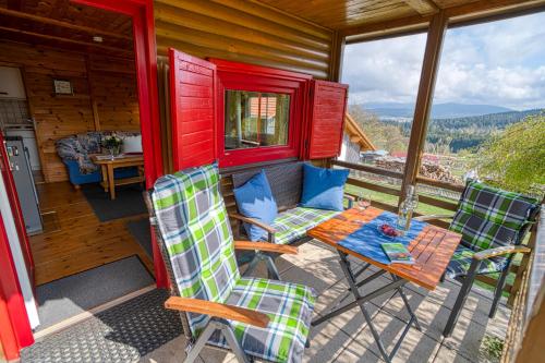 陽台/露台, Ferienhaus Gustl in 海德米勒