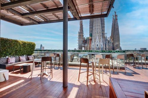 陽台/露台, 瑟爾科特羅塞隆酒店 (Sercotel Hotel Rosellon) in 聖家酒店