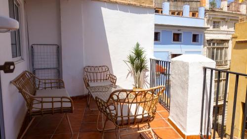 Piso con terraza en el centro histórico, Valencie (fotografie 2)