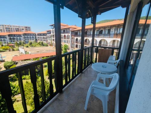 Balkons/terase, VODENICATA 5B8 Apartment Sveti Vlas in Radevtsi