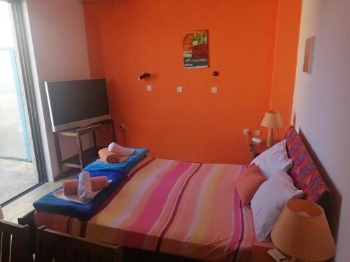 1 double bed