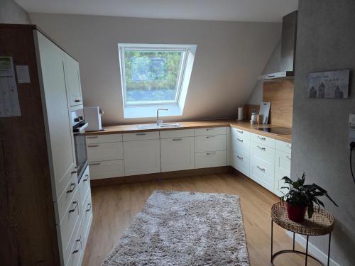 廚房, Gemütliche Wohnung mit bis zu vier Schlafplätzen (Gemutliche Wohnung mit bis zu vier Schlafplatzen) in 布拉姆舍
