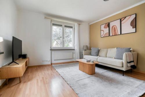 Olive Suite Zürich - 90 qm, 3 Schlafzimmer, Balkon & moderne Küche, Zúrich (foto 6)